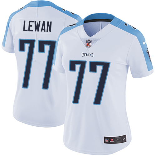 2019 Women Tennessee Titans 77 Lewan white Nike Vapor Untouchable Limited NFL Jersey